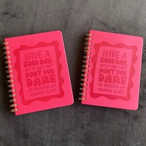 *NEW*Lot of 2 Tabitha Brown Have a good day, but if you can,'t..spiral notebooks